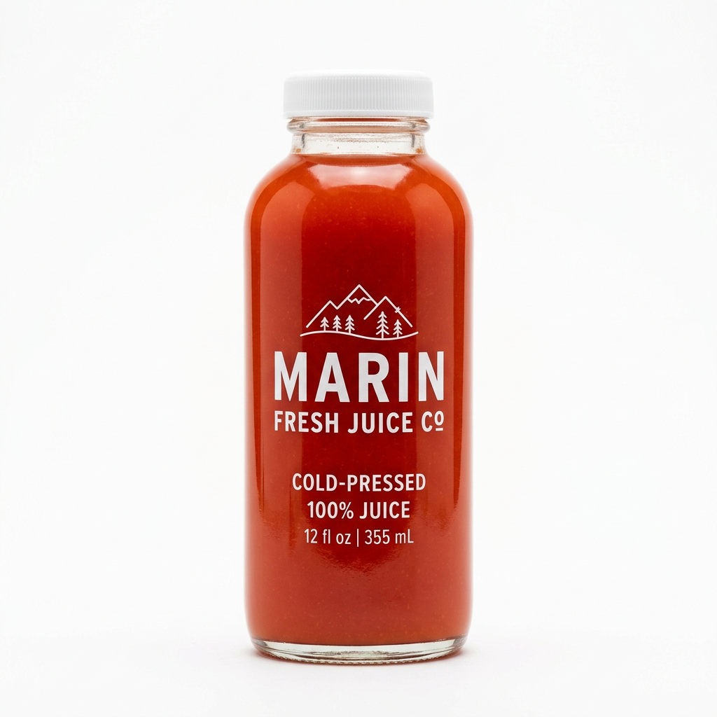Root Radiance cold-pressed juice bottle